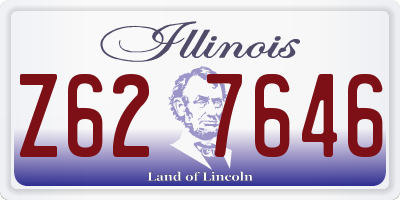 IL license plate Z627646