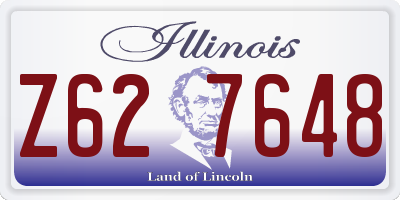 IL license plate Z627648