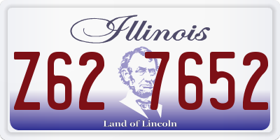 IL license plate Z627652