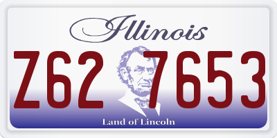 IL license plate Z627653