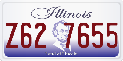 IL license plate Z627655