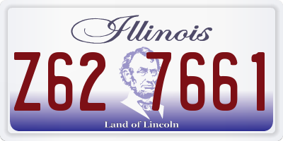 IL license plate Z627661