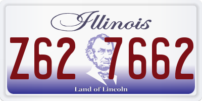 IL license plate Z627662