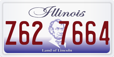IL license plate Z627664