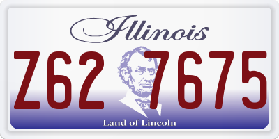 IL license plate Z627675