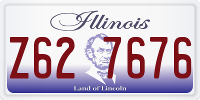 IL license plate Z627676