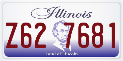 IL license plate Z627681