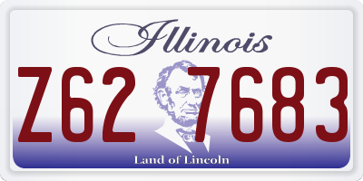 IL license plate Z627683