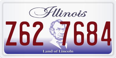 IL license plate Z627684