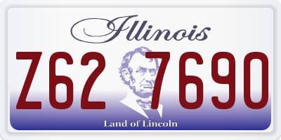 IL license plate Z627690