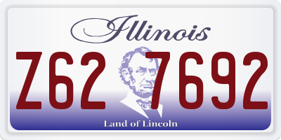 IL license plate Z627692
