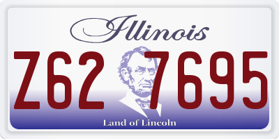 IL license plate Z627695