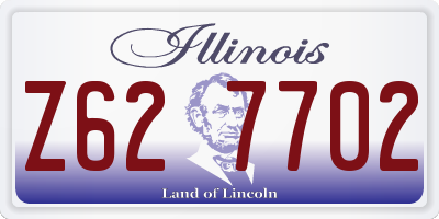 IL license plate Z627702