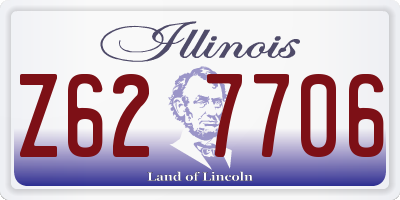 IL license plate Z627706