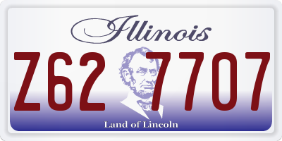 IL license plate Z627707