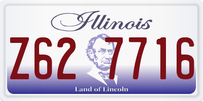 IL license plate Z627716