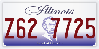 IL license plate Z627725