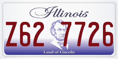IL license plate Z627726