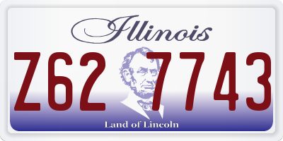 IL license plate Z627743