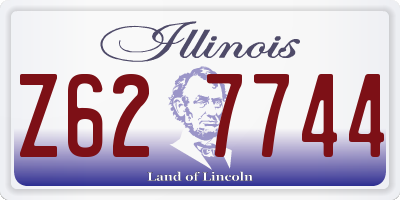 IL license plate Z627744
