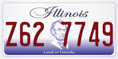 IL license plate Z627749