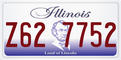 IL license plate Z627752