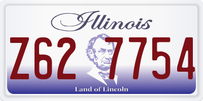 IL license plate Z627754