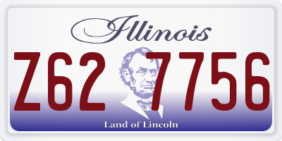 IL license plate Z627756
