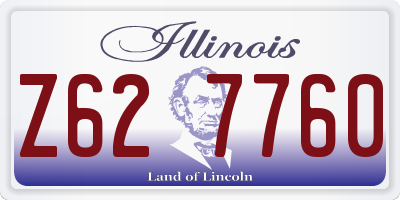 IL license plate Z627760