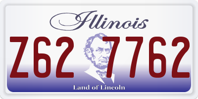 IL license plate Z627762
