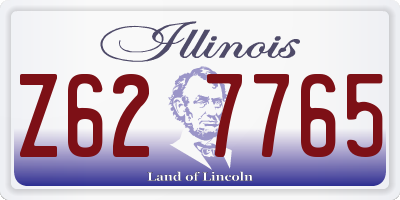IL license plate Z627765