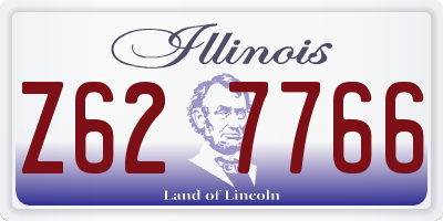IL license plate Z627766