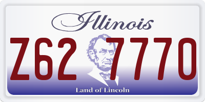 IL license plate Z627770