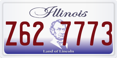 IL license plate Z627773