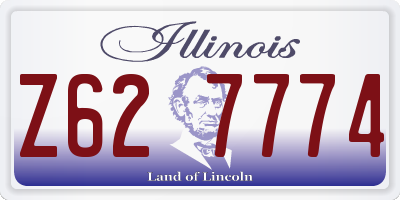IL license plate Z627774