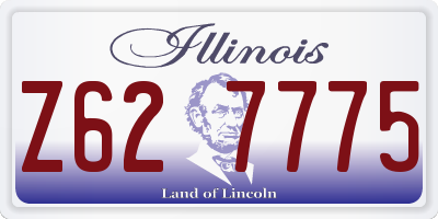 IL license plate Z627775