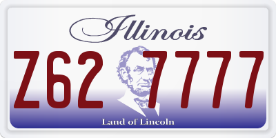 IL license plate Z627777