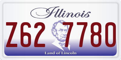 IL license plate Z627780