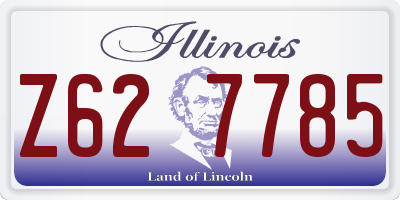 IL license plate Z627785