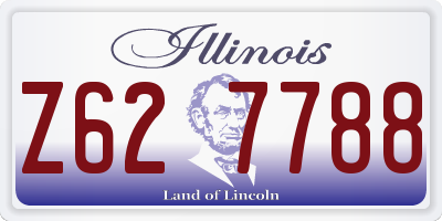 IL license plate Z627788