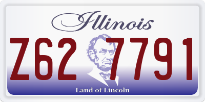 IL license plate Z627791