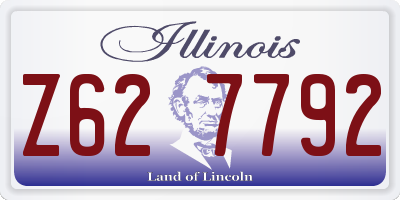 IL license plate Z627792