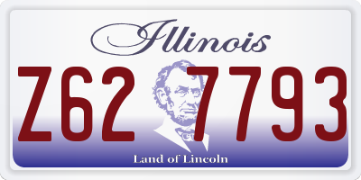 IL license plate Z627793
