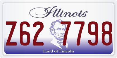 IL license plate Z627798