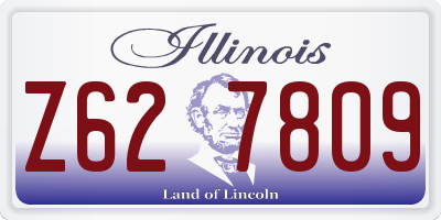 IL license plate Z627809