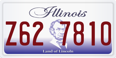 IL license plate Z627810