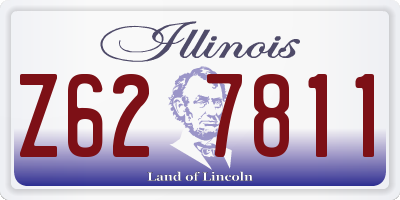 IL license plate Z627811