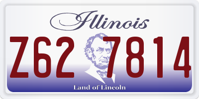 IL license plate Z627814