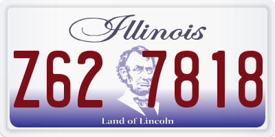 IL license plate Z627818