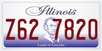 IL license plate Z627820